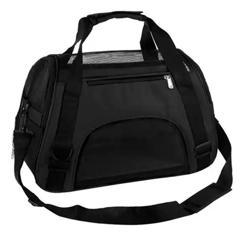 Bolso Transportador De Mascotas Talla L - Negro