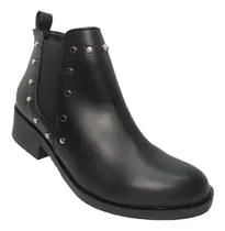 Comprar Botin Casual Dama Tacon Cuadrado Moda Mujer Comodo