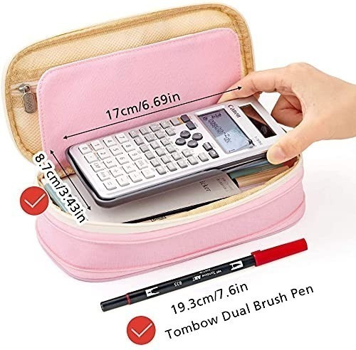 Estuche Organizador De Doble Capa De Gran Capacidad
