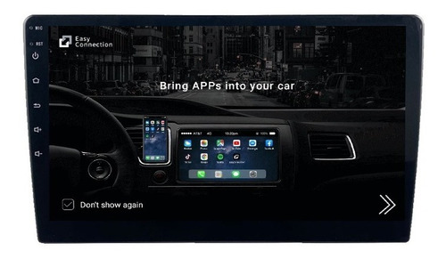 Auto Radio Android 2 Din 10 Pulgadas 4gb Ram Car Play 1.8ghz