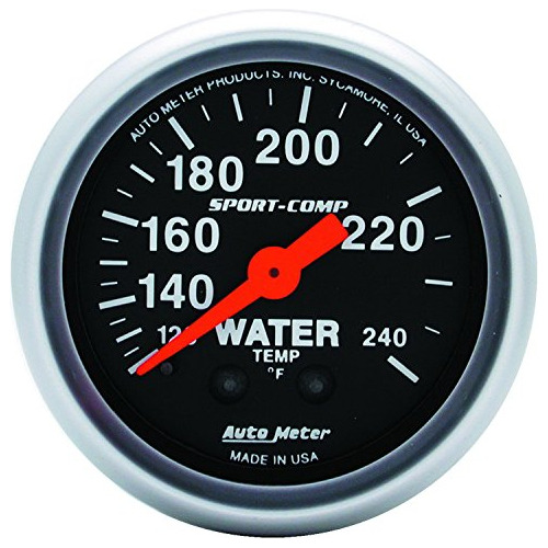3333 Sport-comp Mechanical Water Temperature Gauge