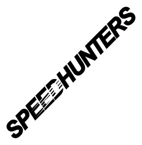 2pzs Vinil Stickers Calcomanias Speed Hunters 30x5cm 