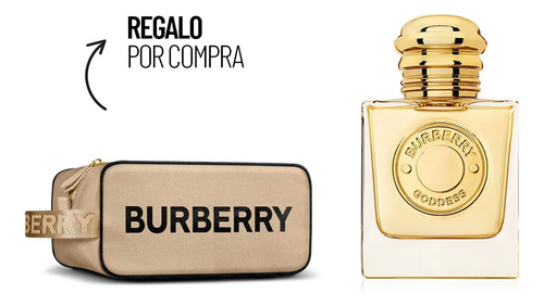 Kit Perfume Mujer Burberry Goddess Edp 50 Ml + Set + Pouch