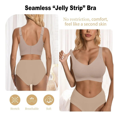 Hjb Brasier Sin Varillas For Mujer, Sujetador Push Up Sin