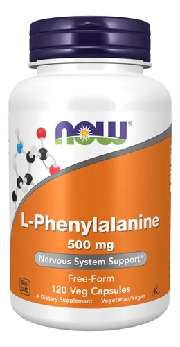 Supplement Now L-fenilalanina 500 Mg 120 Cápsulas