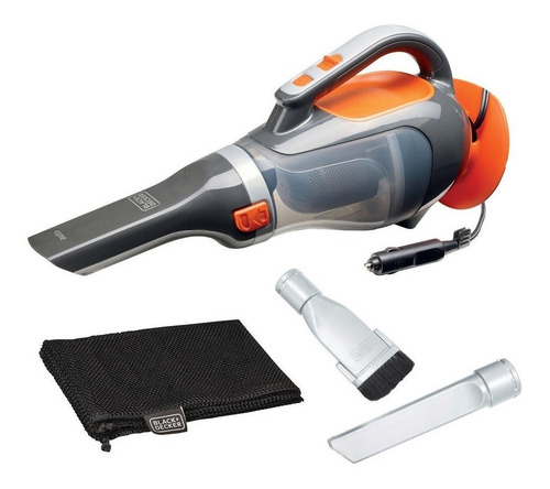 Imagen 2 de 2 de Aspiradora Black+Decker BDCV610-LA negra y naranja 12V