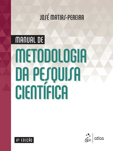 Manual de metodologia da pesquisa científica, de Atlas. Editora Atlas Ltda., capa mole em português, 2016