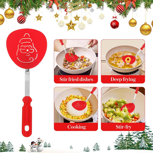 Juego De Espátulas De Navidad3 Espátulas De Galletas Navideñ