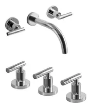 Comprar Combo Griferias Hidromet Sun Lever Bidet Lavatorio Pared Aho