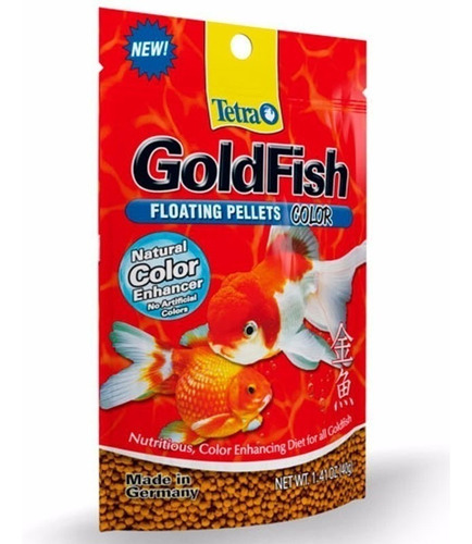 Tetra Goldfish Color 40 Grs En Mundo Acuatico