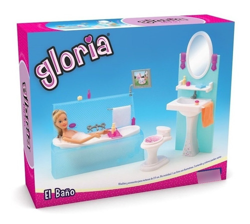 Gloria El Baño Muebles De Muñecas 