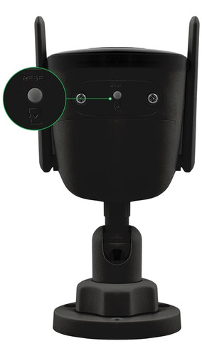 Kit 9 Câmera Wi-fi Zoom Áudio Externa Im5 Sc Black Intelbras