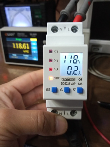 Relê Protetor Tensão Corrente Ac 63a 110v/220v C W
