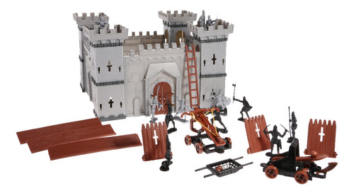 56 Piezas Niños Caballeros Castillo Bloques De
