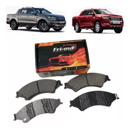 Pastillas Freno Ford Ranger 2.2 2.5 3.2 Desde 2012 Delantera