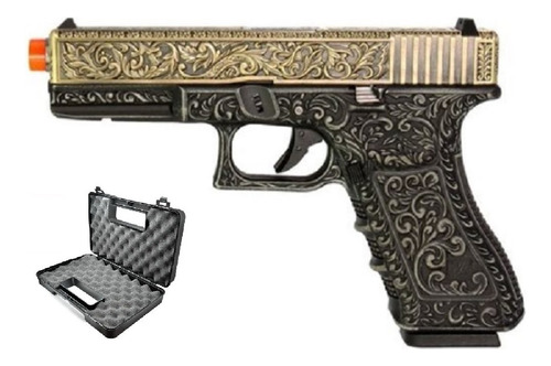 Airsoft Pistola Gbb We Glock G17 Ivory Nova!