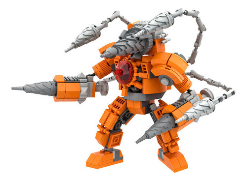 Para Bloques De Construcción Wc Man Super Titan Drill