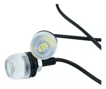 Comprar Foco Led Ojo Aguila Ceramico Estrobos 18mm Rojo Para Moto 