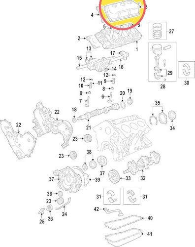 Tapa Punterias Derecha Dodge Magnum V6 3.5 05-08 Original