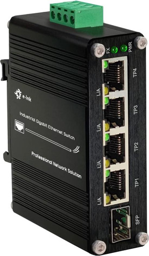 Throncom Conmutador Ethernet Gigabit Industrial De 4 Puertos