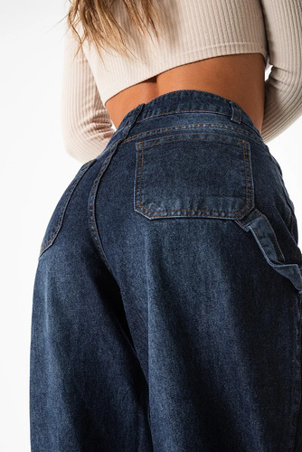 Jean Baggy Mujer Carpintero Rigido Solmaint Her