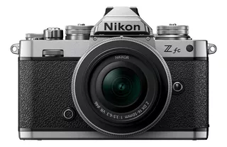 Nikon Kit Z fc + lente 16-50mm f/3.5-6.3 VR mirrorless cor prata/preto