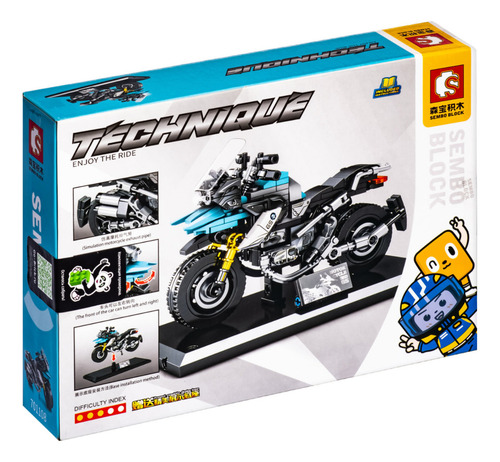 Bloques Sembo Moto Deportivo Gs1200 255pzs Abs - Irion Cantidad De Piezas 255