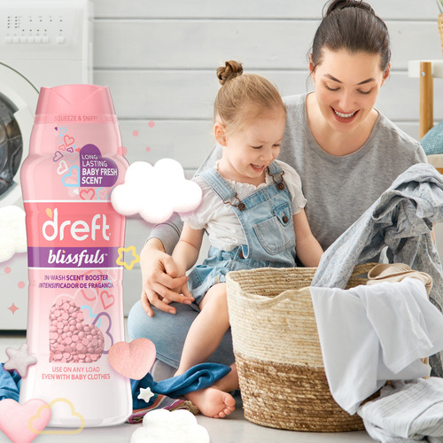 Dreft Blissfuls Escencia Para Ropa De Bebé 141 G