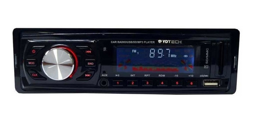 Toca Radio Fm P/ Carro Mp3 Automotivo Usb Sd Aux Player Som