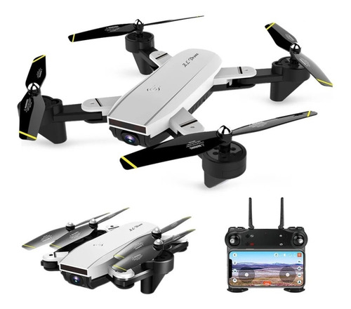 Imagen 2 de 8 de Dron Plegable Control Wifi, Cámara Dual, 1080p Sg700-d