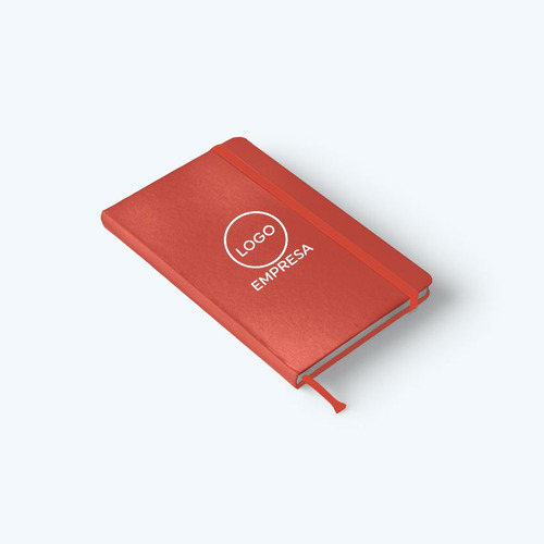 Caderneta Laranja Personalizada - Sem Pauta