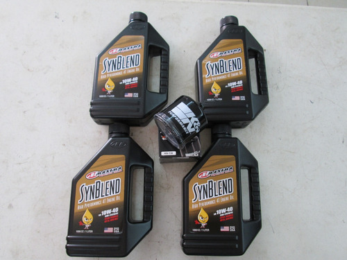 Aceite Maxima 4 Lt Y Filtro K&n Suzuki Gsxr 750 2002 Al 2003