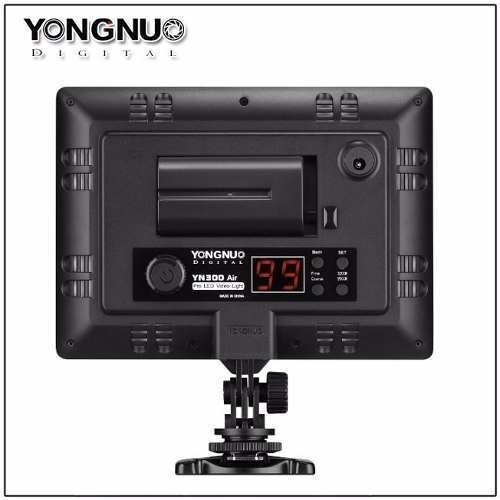 Imagem 4 de 7 de Iluminador Yongnuo Led Yn300 Air Ultra Fino Com Fonte