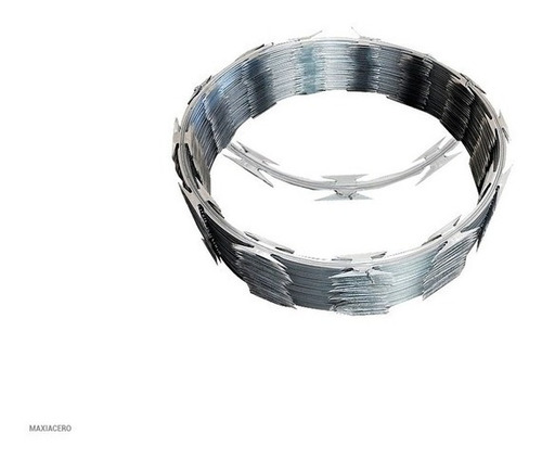 2 Rollos De Alambre Concertina Cuchilla Recta (16ml)