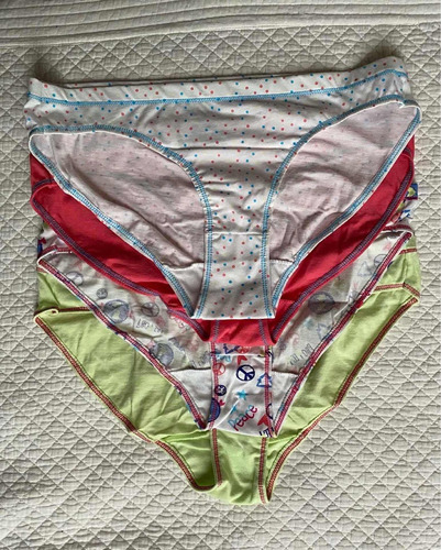 Pantis De Niñas Tipo Bikini Talla 16