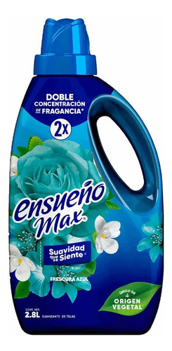 Ensueño Max Suavizante Frescura Azul 2.8l