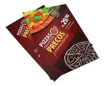 Comprar 1000 Panfletos Folhetos Flyers 120 G Cor Frente 4x0 10x14cm