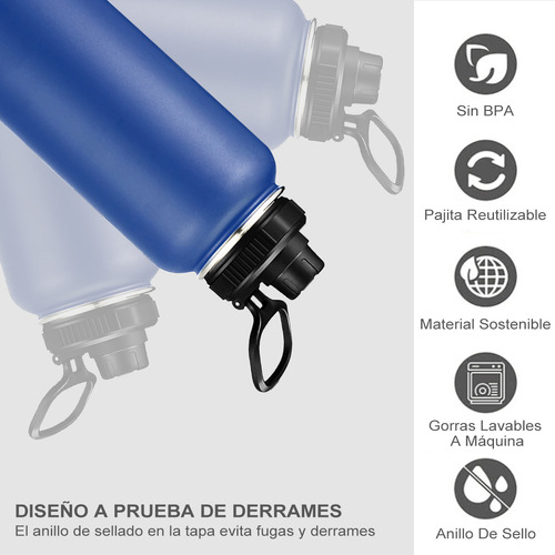 Termo Vaso Botella Acero Inoxidable Con Fría/caliente 32 Oz