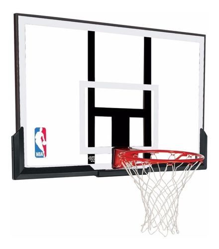 Tablero Basquet Acrilico Spalding Basket 50´´ Aro Metal + Red Nba Importado