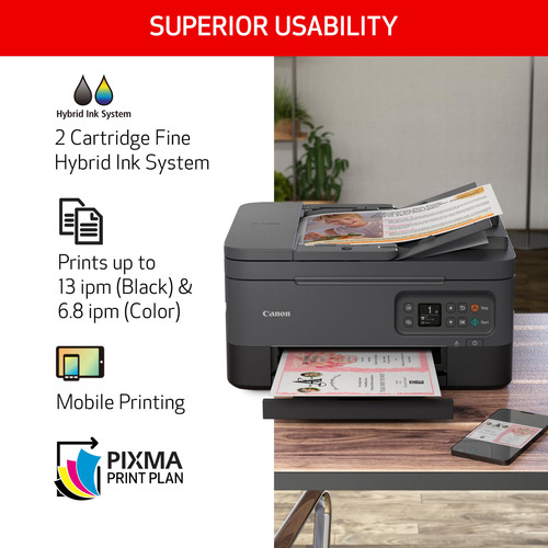 Impresora Canon Pixma Tr7020a Multifunción Inalámbrica En Co