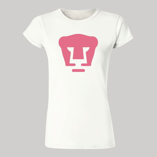 Playera Mujer Pumas Logo Rosa