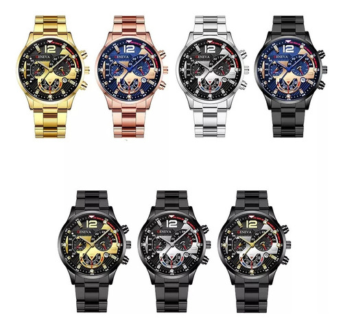 14 Relojes Genvea Hombre Automático Movimiento Cuarzo Regalo