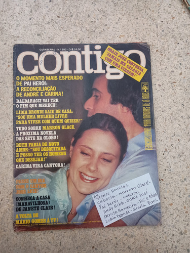 Revista Contigo N° 283 Andy Gybb Lídia Brondi (Usado)
