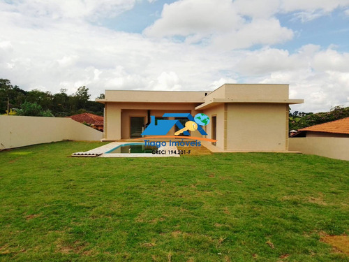 Imagem 3 de 15 de Linda Chácara Em Atibaia Totalmente Plana Com Piscina - 1062
