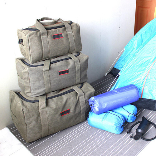 Bolsa De Lona Organizadora De Equipaje Portátil 54 Cm X 25 C