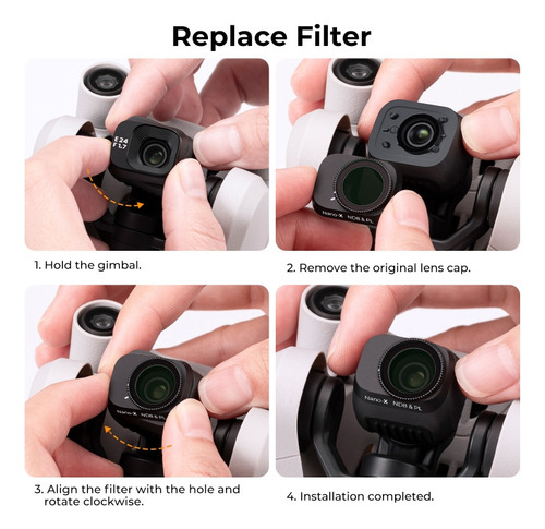 Y Filtro De Drones Cpl For Dji Mini 3 Pro