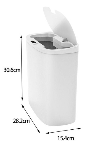 Bote De Basura Con Sensor Recargable, Cesto De Basura De