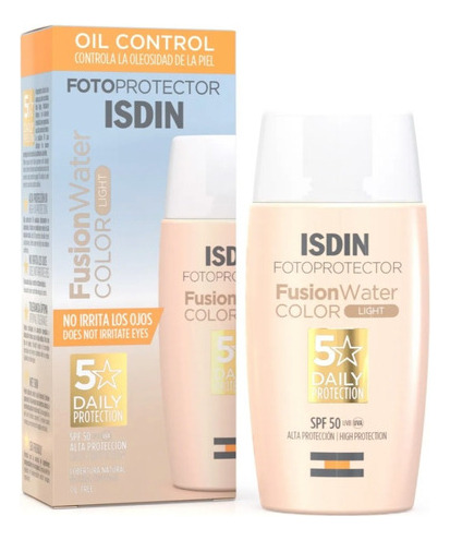 Isdin Fotoprotector Fusion Water Color Light Fps50 50ml