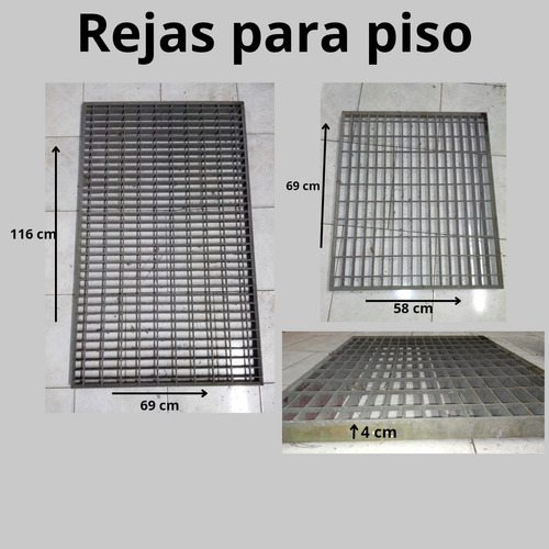 Rejas Para Piso , Aplica Para Múltiplos Propósitos 