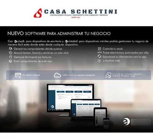 Impresora Ticket Factura Electronica Afip + Software Celular